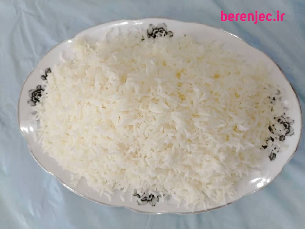برنج ایرانی پخته شده